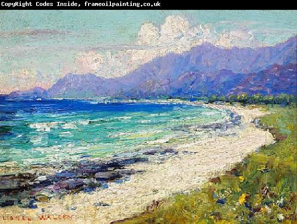 Lionel Walden Hawaiian Coastal Scene, oil painting by Lionel Walden